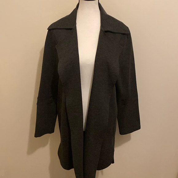 Clara Sun Woo open front Jacket. Stretch. - Picture 1 of 12